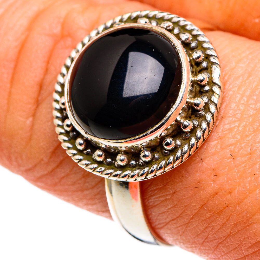 Black Onyx Rings handcrafted by Ana Silver Co - RING86200