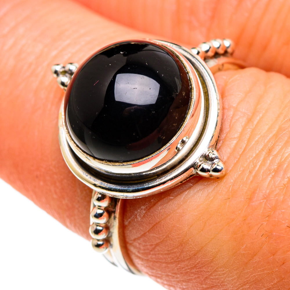 Black Onyx Rings handcrafted by Ana Silver Co - RING86201