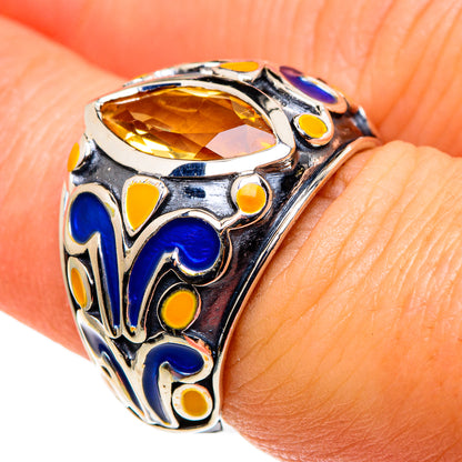 Citrine Rings handcrafted by Ana Silver Co - RING86207