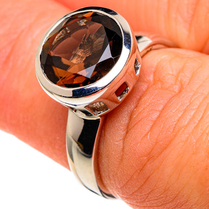 Smoky Quartz Rings handcrafted by Ana Silver Co - RING86223