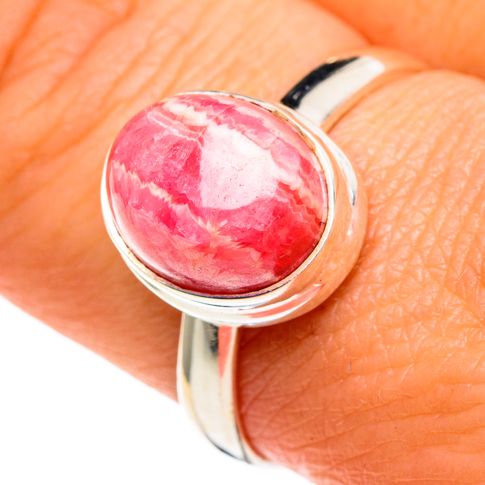 Rhodochrosite Rings handcrafted by Ana Silver Co - RING86229