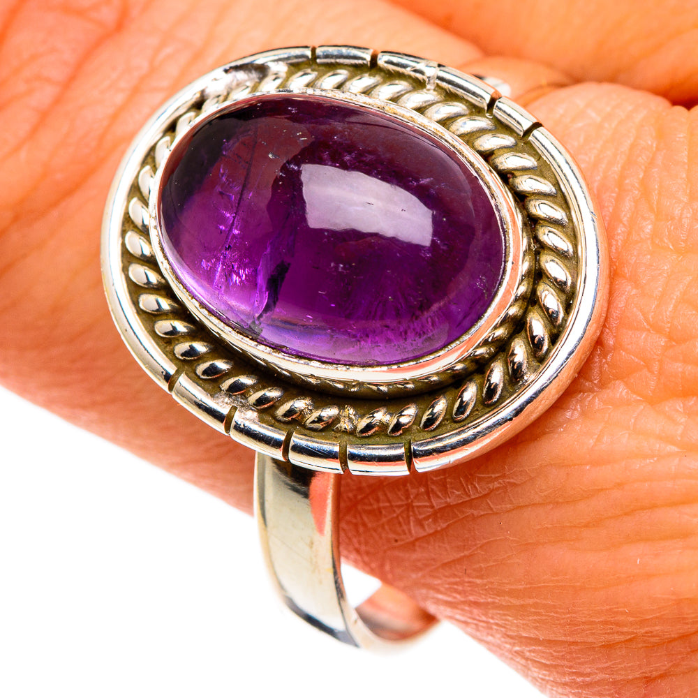 Amethyst Rings handcrafted by Ana Silver Co - RING86235