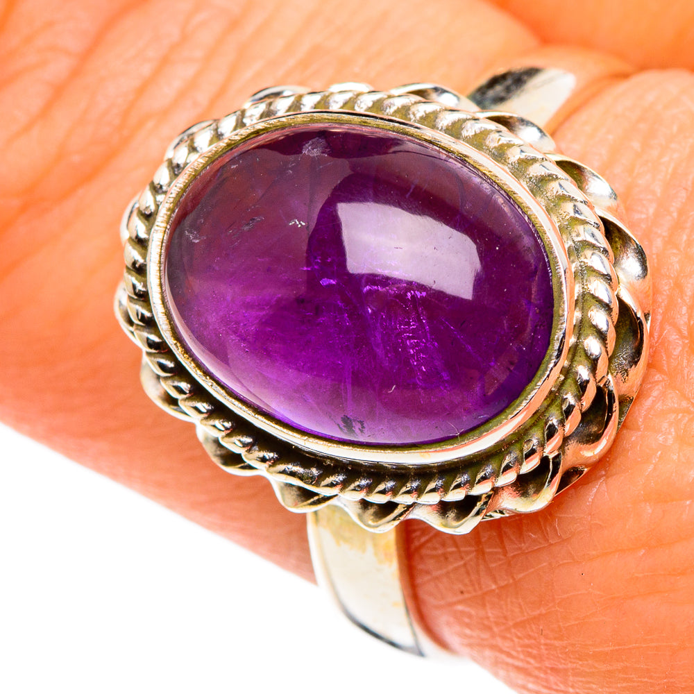 Amethyst Rings handcrafted by Ana Silver Co - RING86236
