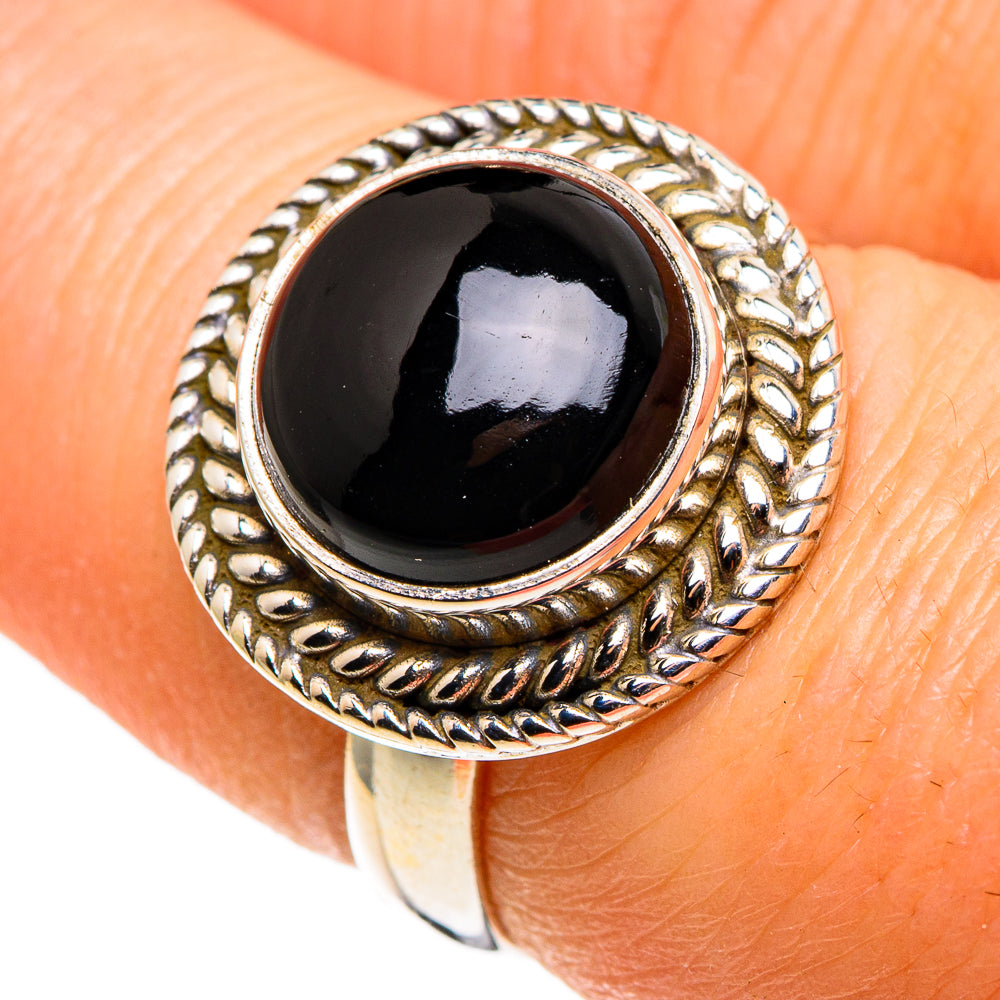 Black Onyx Rings handcrafted by Ana Silver Co - RING86240
