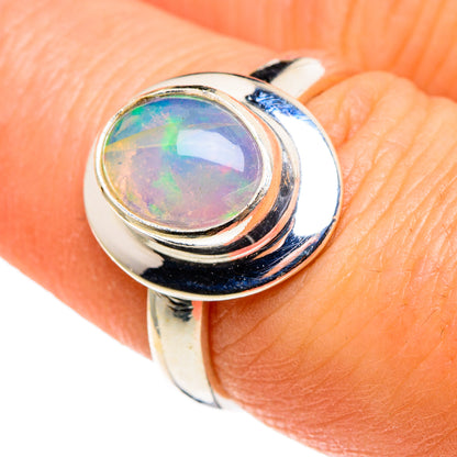 Ethiopian Opal Rings handcrafted by Ana Silver Co - RING86244