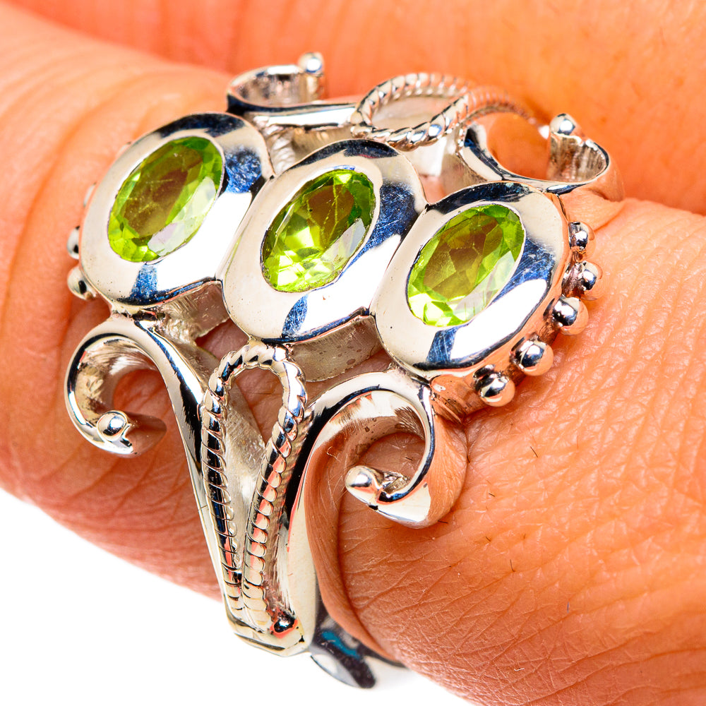 Peridot Rings handcrafted by Ana Silver Co - RING86251