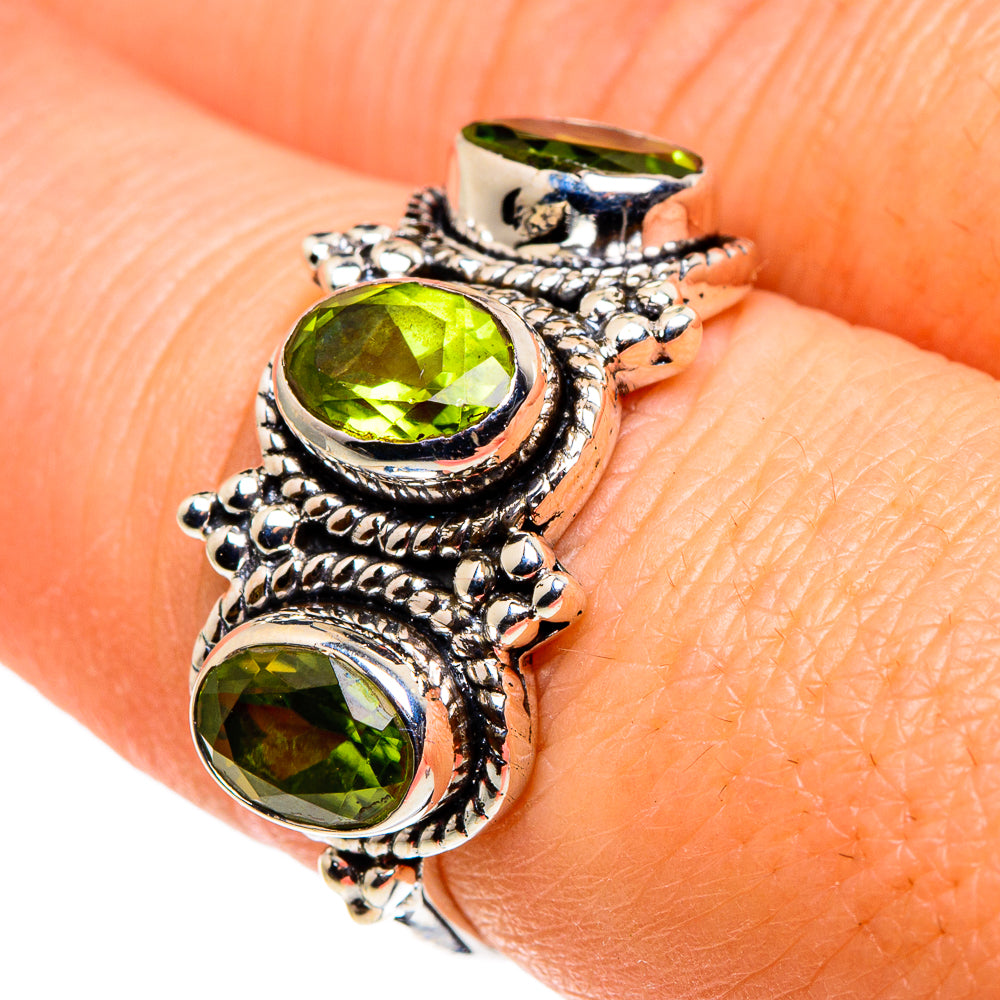 Peridot Rings handcrafted by Ana Silver Co - RING86254
