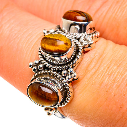 Tiger Eye Rings handcrafted by Ana Silver Co - RING86261