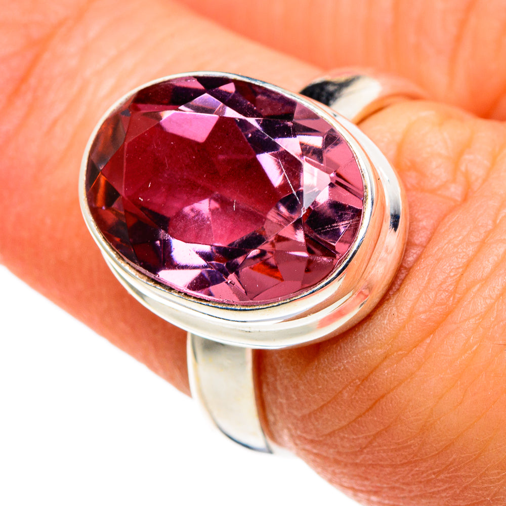 Color Change Alexandrite Rings handcrafted by Ana Silver Co - RING86273