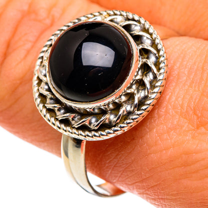 Black Onyx Rings handcrafted by Ana Silver Co - RING86275