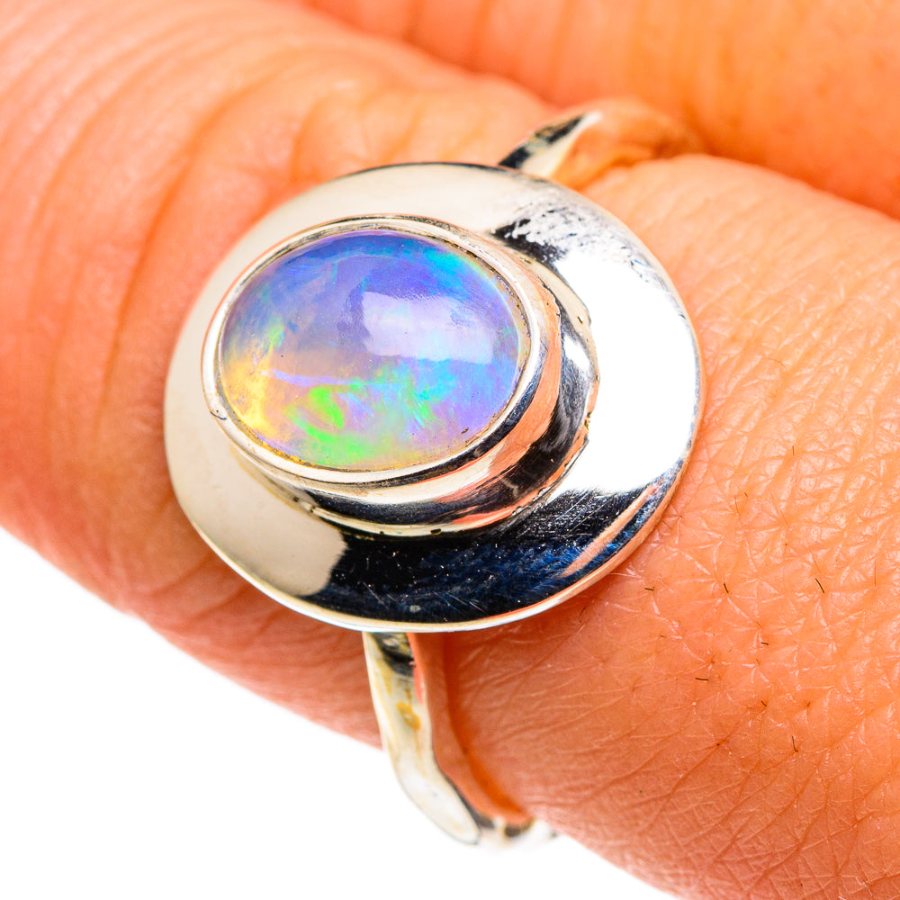 Ethiopian Opal Rings handcrafted by Ana Silver Co - RING86280