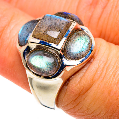 Labradorite Rings handcrafted by Ana Silver Co - RING86282