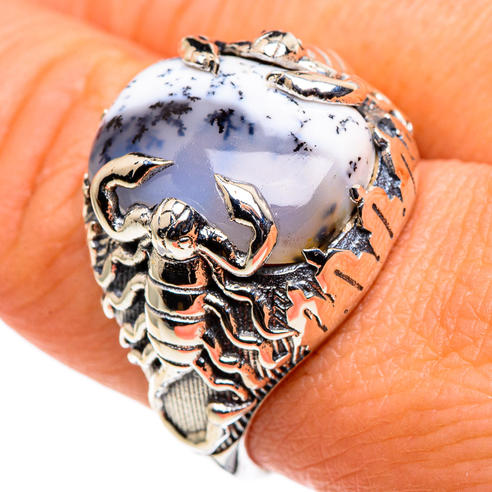 Dendritic Opal Rings handcrafted by Ana Silver Co - RING86300