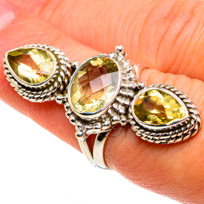 Citrine Rings handcrafted by Ana Silver Co - RING86307