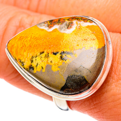 Bumble Bee Jasper Rings handcrafted by Ana Silver Co - RING86308