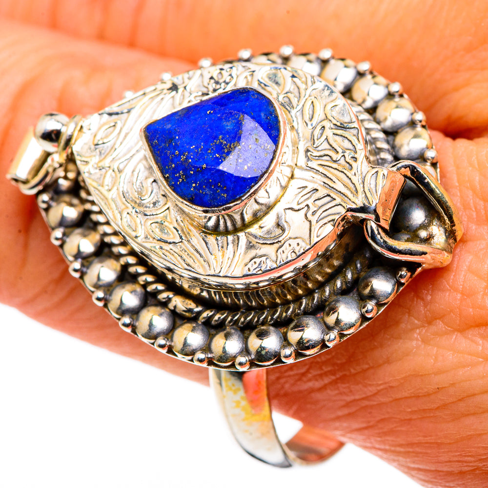 Lapis Lazuli Rings handcrafted by Ana Silver Co - RING86310
