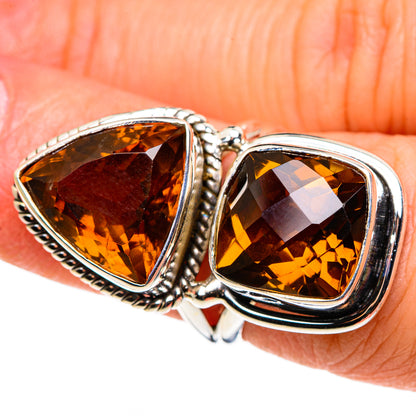 Mandarin Citrine Rings handcrafted by Ana Silver Co - RING86328