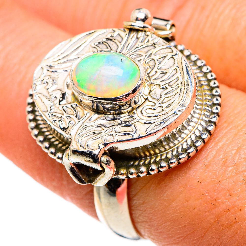 Ethiopian Opal Rings handcrafted by Ana Silver Co - RING86339