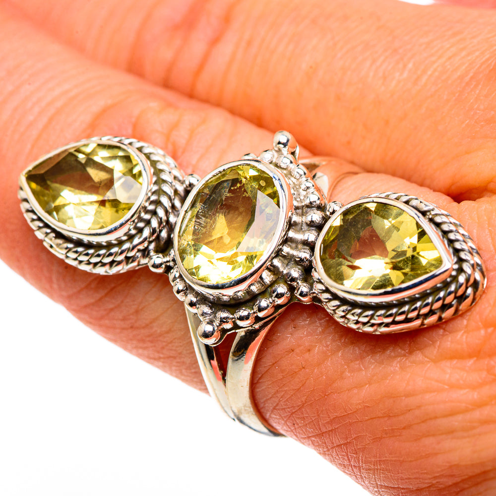 Citrine Rings handcrafted by Ana Silver Co - RING86341