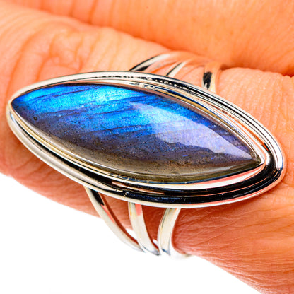 Labradorite Rings handcrafted by Ana Silver Co - RING86348
