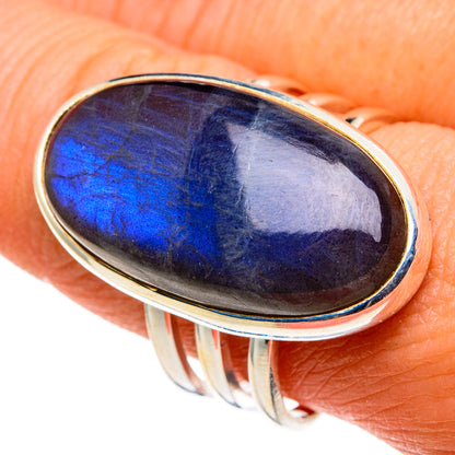 Labradorite Rings handcrafted by Ana Silver Co - RING86350