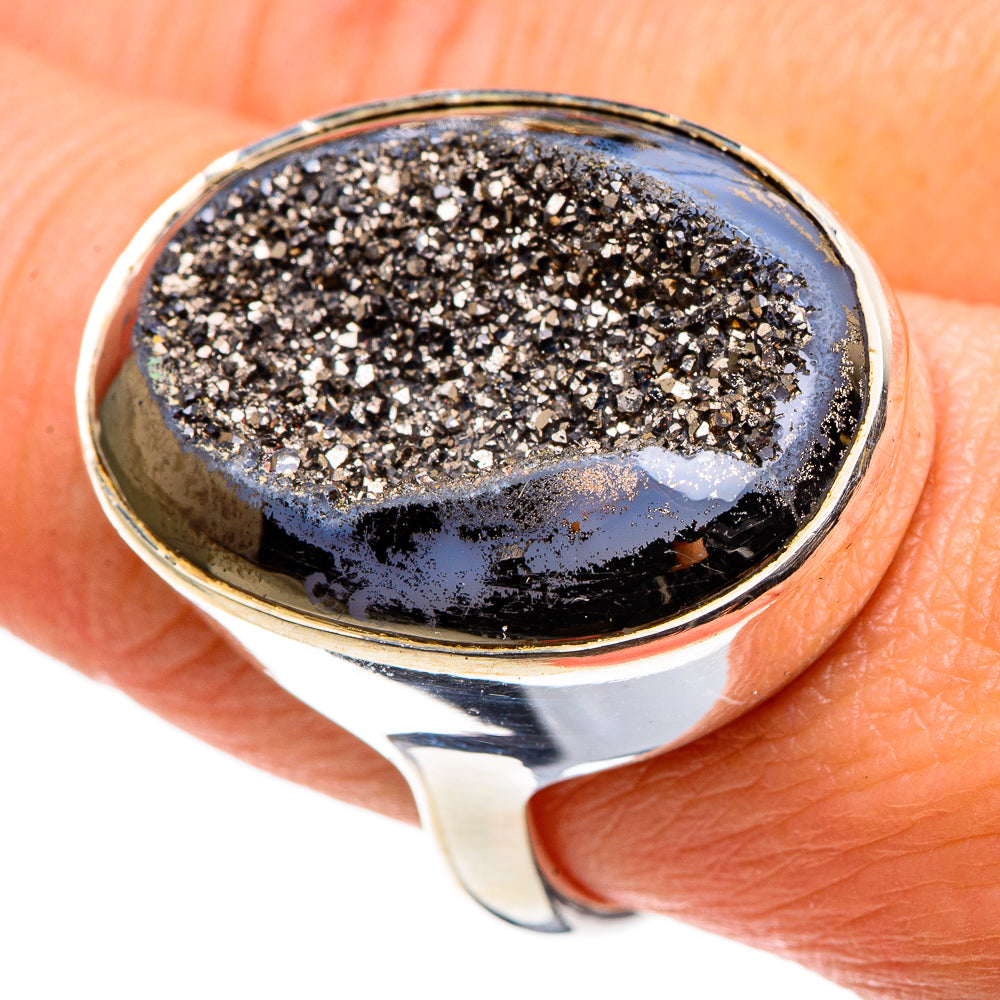 Metallic Druzy Rings handcrafted by Ana Silver Co - RING86355