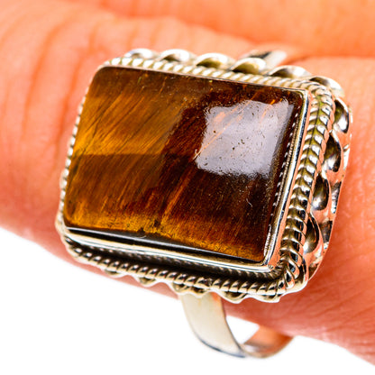 Tiger Eye Rings handcrafted by Ana Silver Co - RING86357
