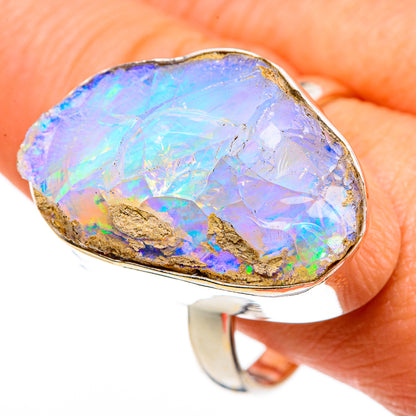 Ethiopian Opal Rings handcrafted by Ana Silver Co - RING86370