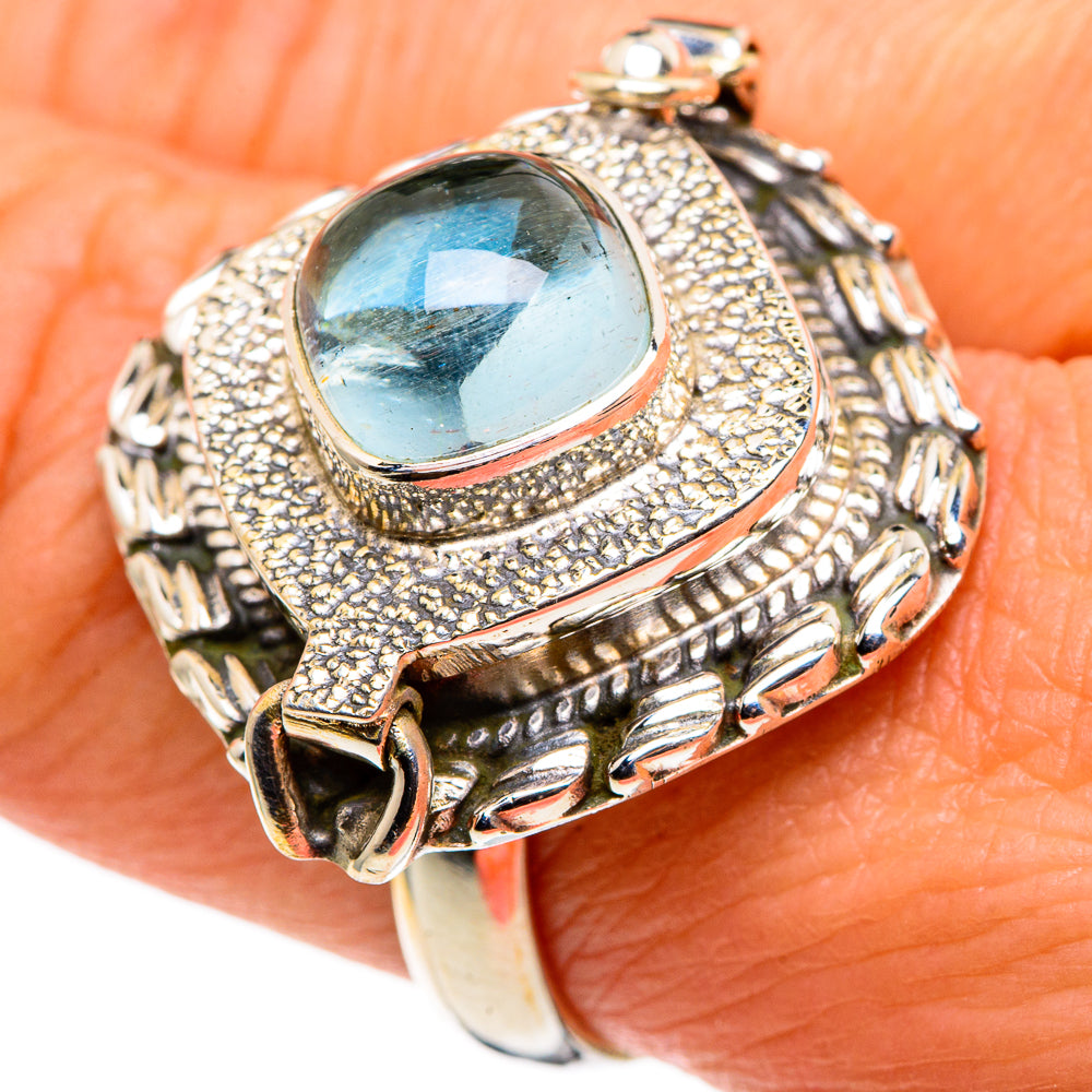 Aquamarine Rings handcrafted by Ana Silver Co - RING86371