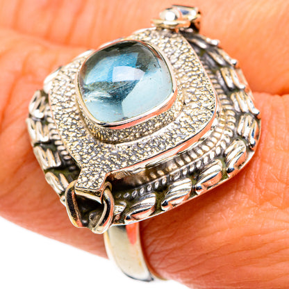 Aquamarine Rings handcrafted by Ana Silver Co - RING86371