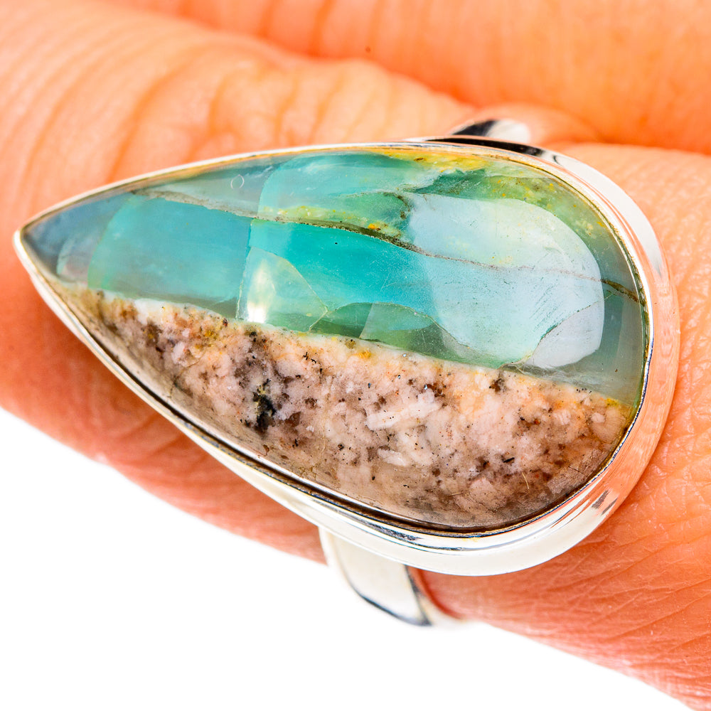 Peruvian Opal Rings handcrafted by Ana Silver Co - RING86372
