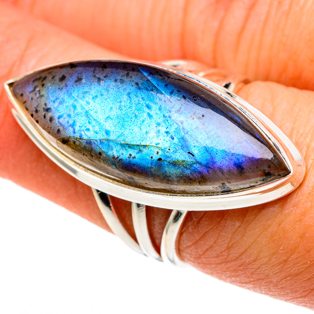 Labradorite Rings handcrafted by Ana Silver Co - RING86373