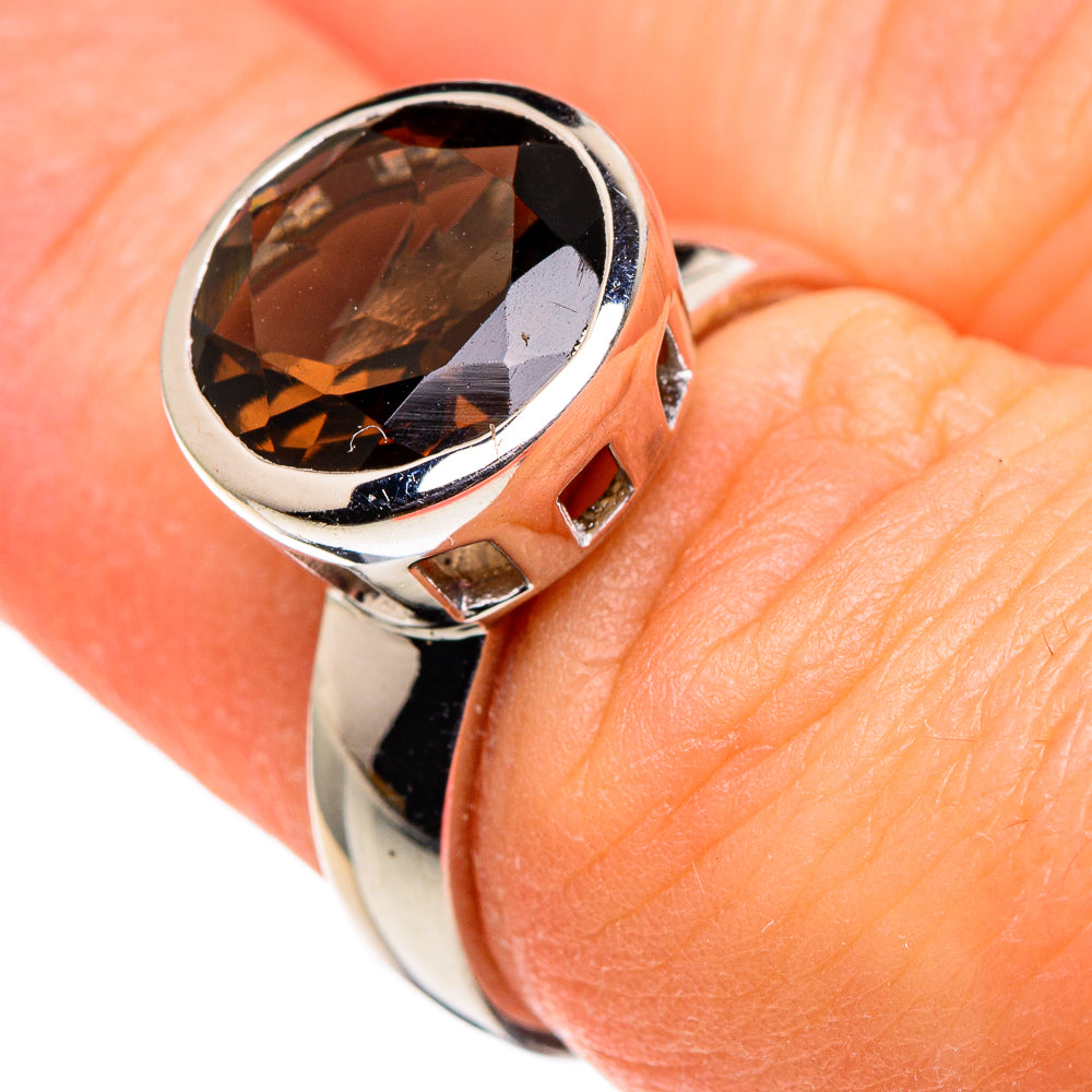 Smoky Quartz Rings handcrafted by Ana Silver Co - RING86384