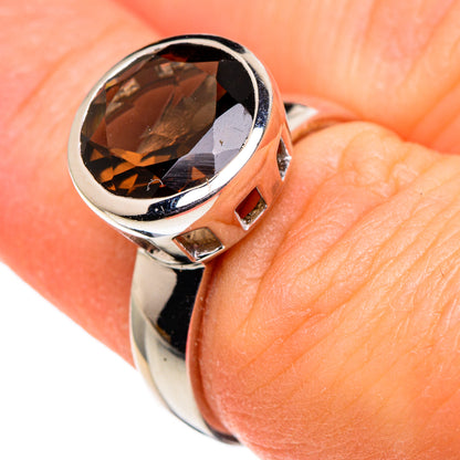 Smoky Quartz Rings handcrafted by Ana Silver Co - RING86384