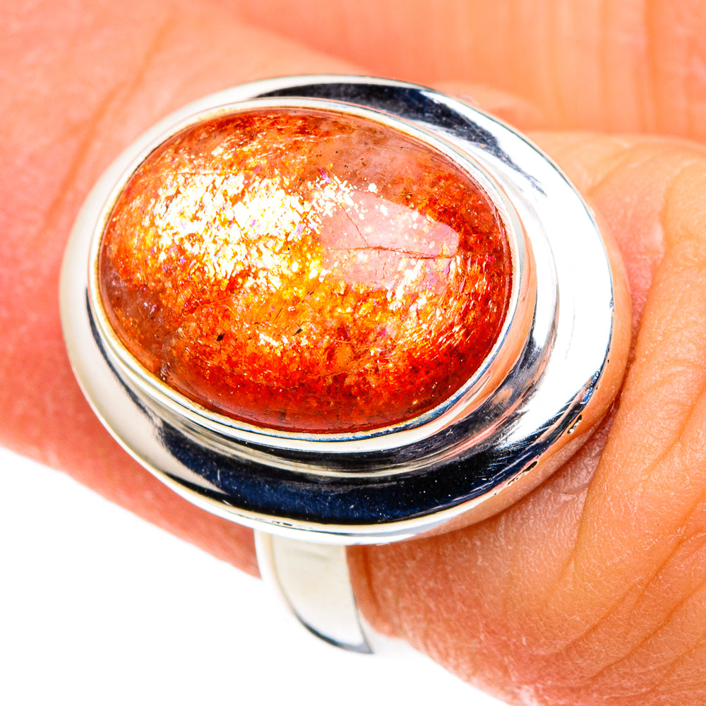 Sunstone Rings handcrafted by Ana Silver Co - RING86390