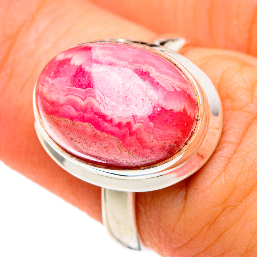 Rhodochrosite Rings handcrafted by Ana Silver Co - RING86393