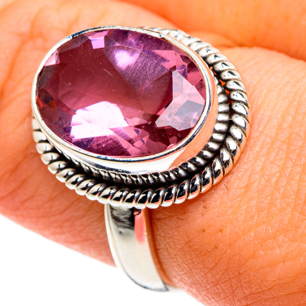 Color Change Alexandrite Rings handcrafted by Ana Silver Co - RING86396