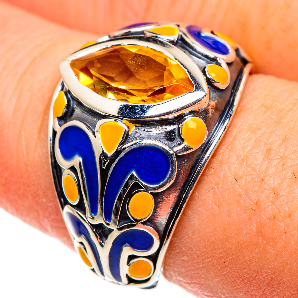 Citrine Rings handcrafted by Ana Silver Co - RING86407