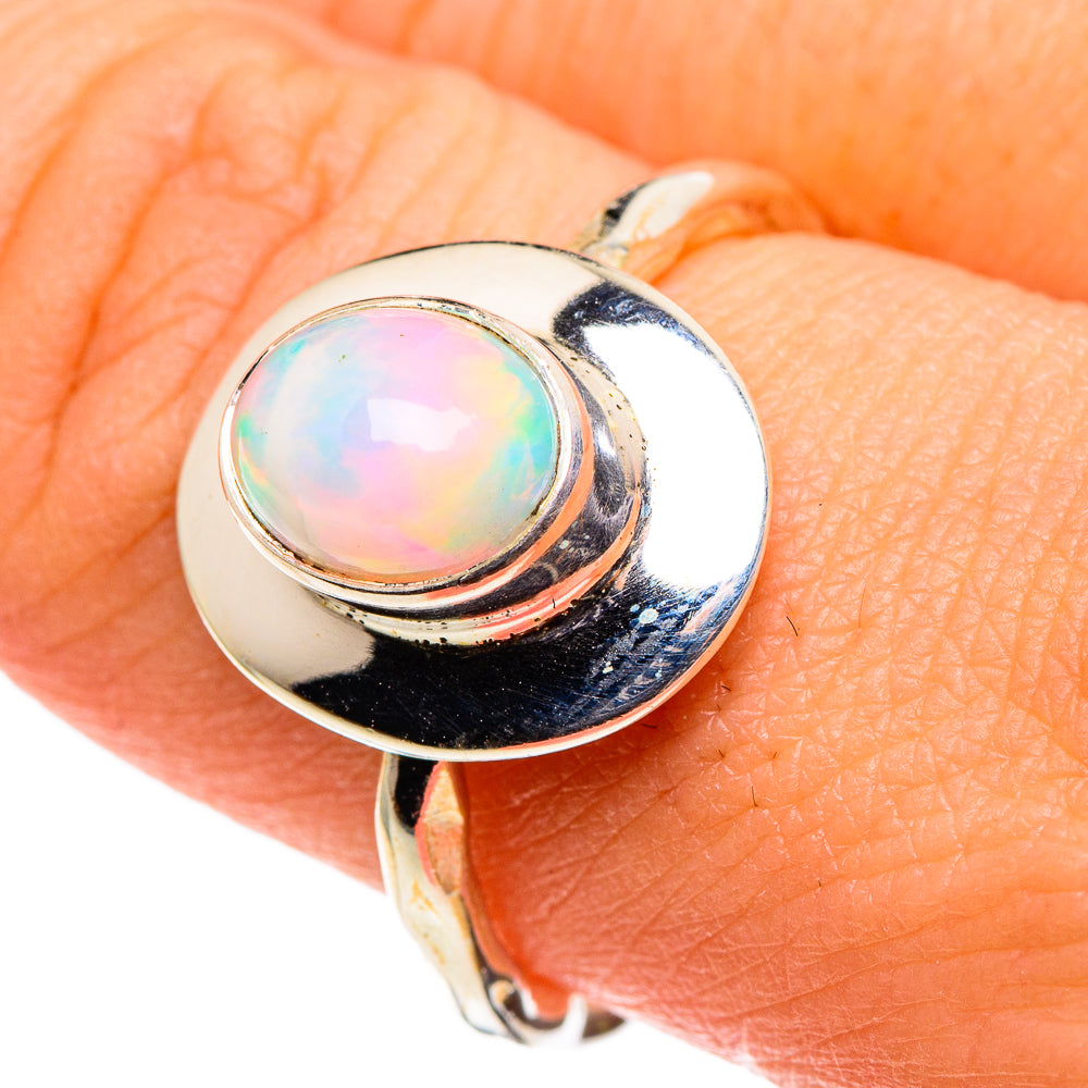 Ethiopian Opal Rings handcrafted by Ana Silver Co - RING86408