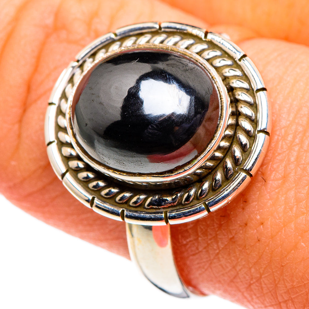 Hematite Rings handcrafted by Ana Silver Co - RING86410
