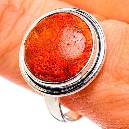 Sponge Coral Rings handcrafted by Ana Silver Co - RING86428