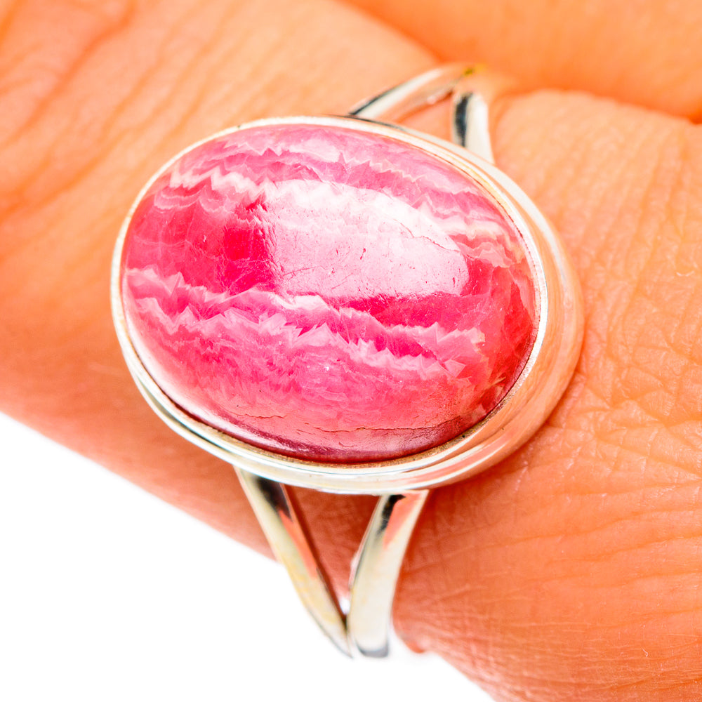 Rhodochrosite Rings handcrafted by Ana Silver Co - RING86431