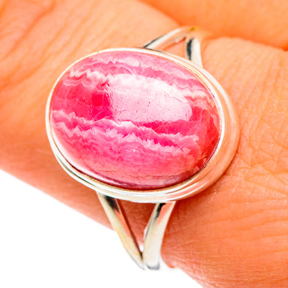 Rhodochrosite Rings handcrafted by Ana Silver Co - RING86431