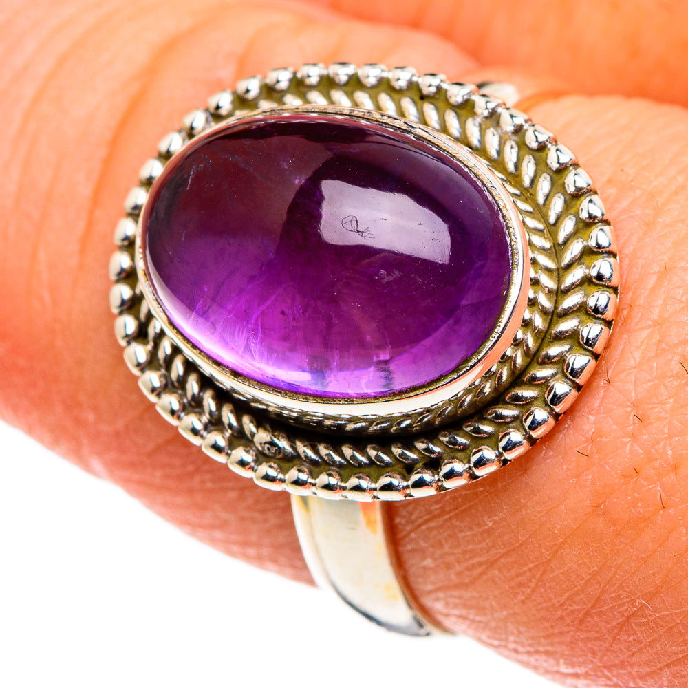 Amethyst Rings handcrafted by Ana Silver Co - RING86435