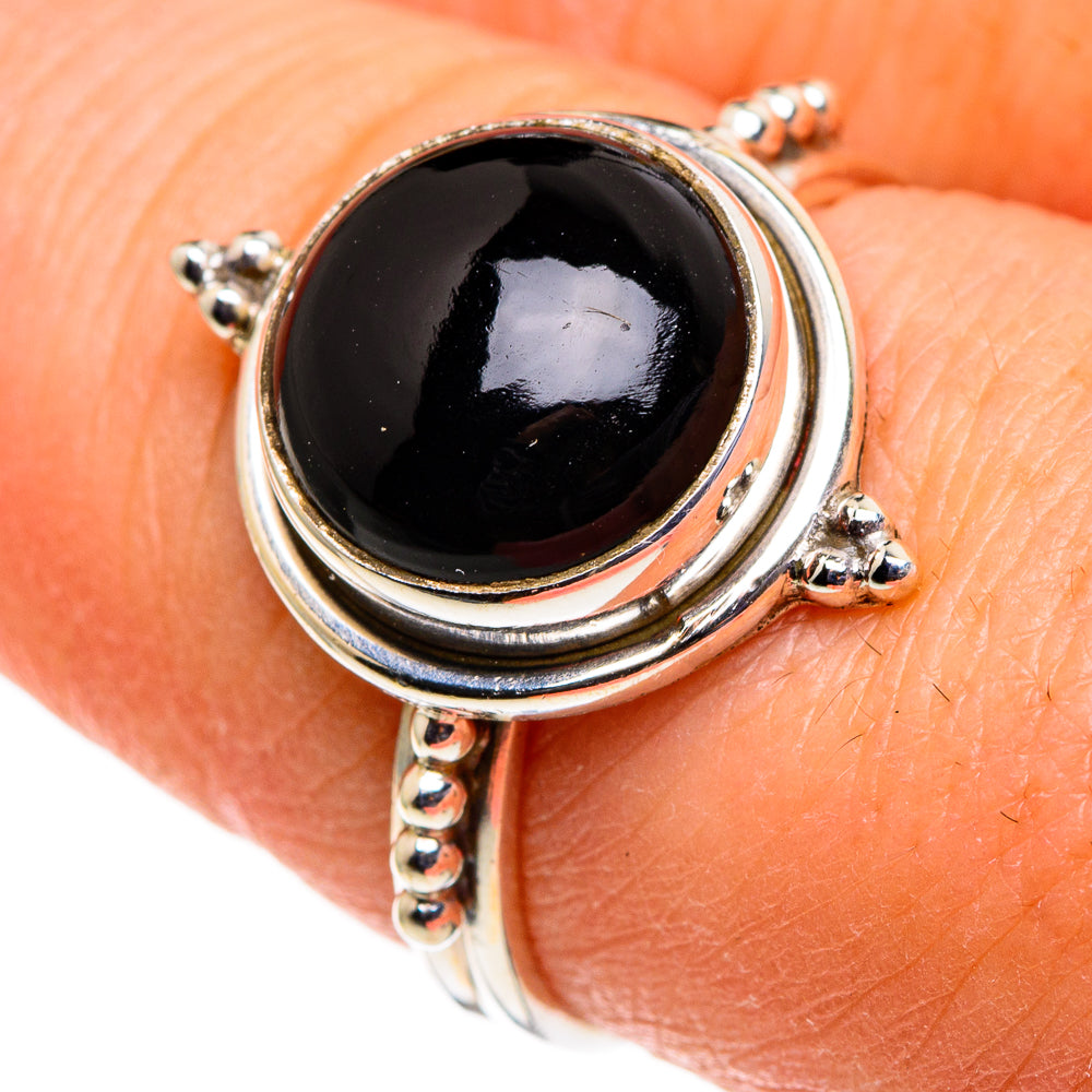 Black Onyx Rings handcrafted by Ana Silver Co - RING86437