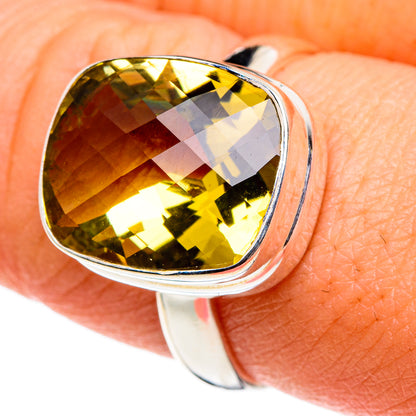 Olive Quartz Rings handcrafted by Ana Silver Co - RING86447