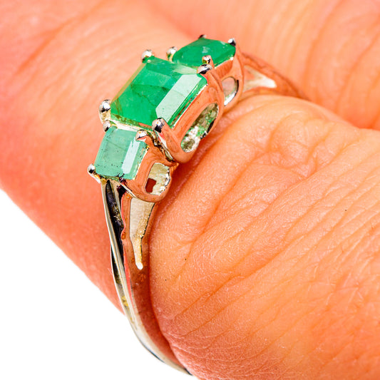 Emerald Rings handcrafted by Ana Silver Co - RING86453