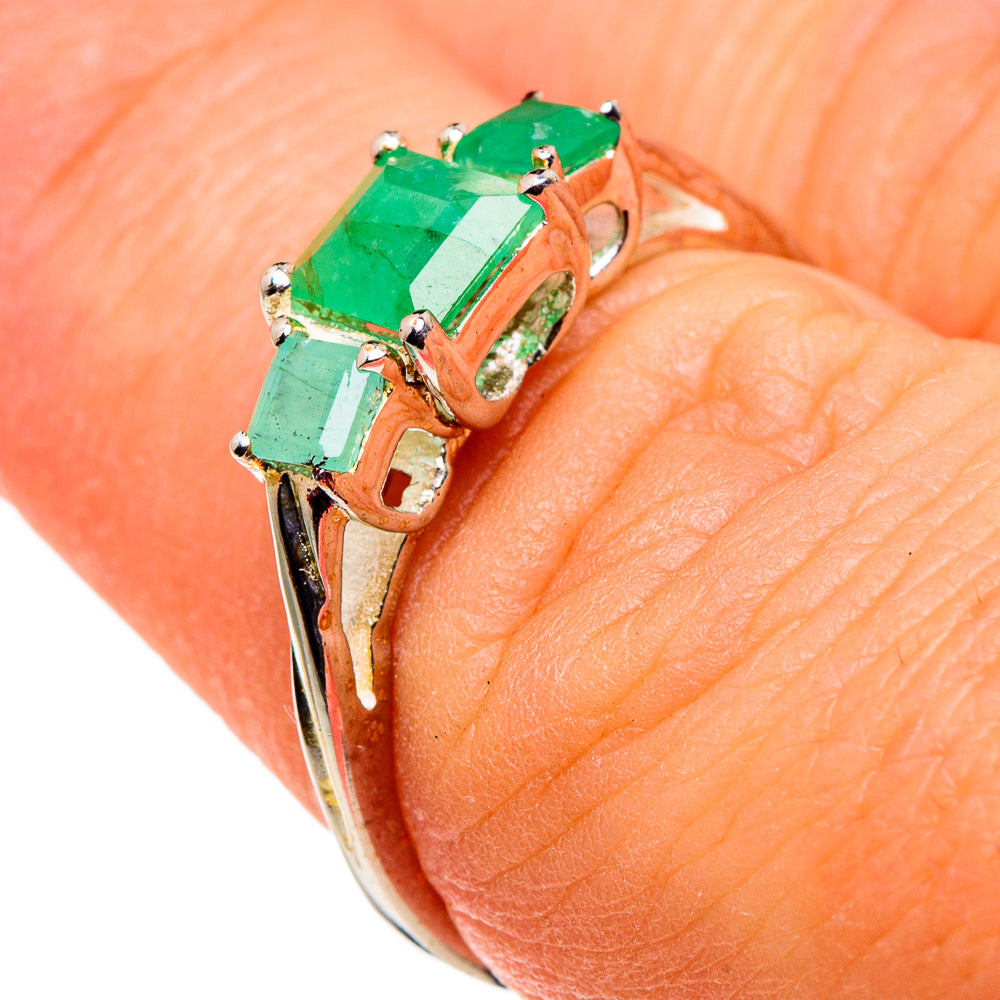 Emerald Rings handcrafted by Ana Silver Co - RING86453