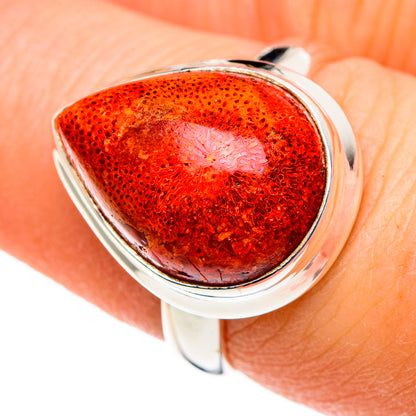 Sponge Coral Rings handcrafted by Ana Silver Co - RING86459