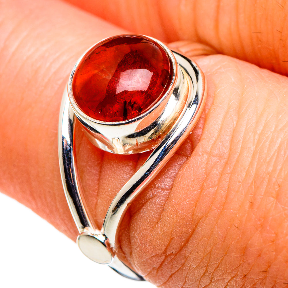 Baltic Amber Rings handcrafted by Ana Silver Co - RING86464